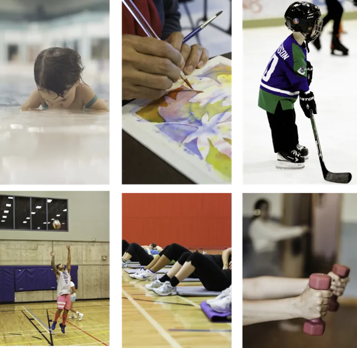 Activities pictured in Nanaimo’s LEAP recreation-pass information. Eligibility and discounts are explained below.