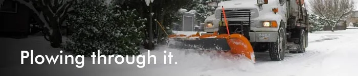 Snow-clearing equipment pictured in Nanaimo’s winter-road information.